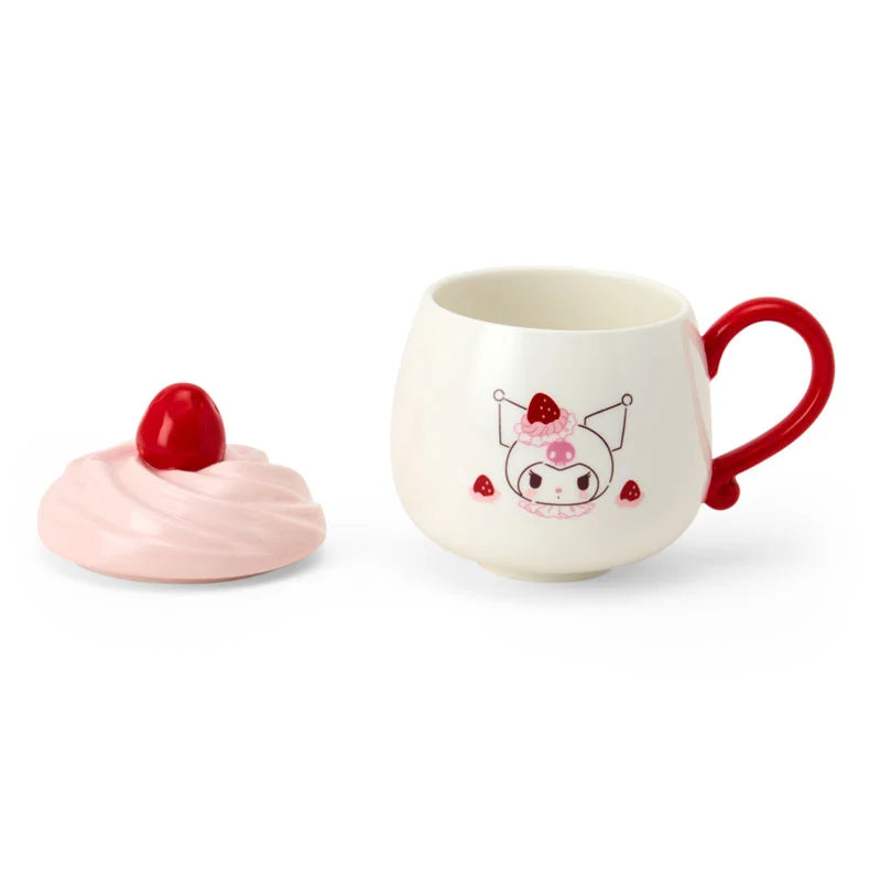 Sanrio Japan - Kuromi Mug - (strawberry whipped cake)