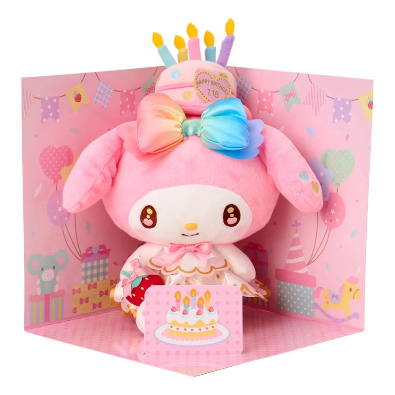 Sanrio Japan - My Melody - Character Birthday Celebration - Plush Set