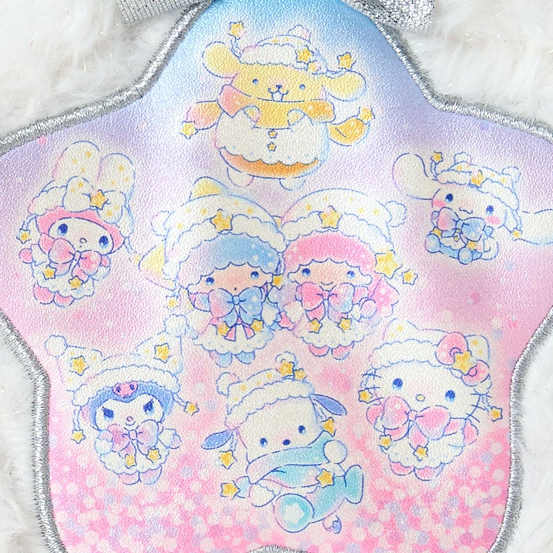 Sanrio Japan - Sanrio Characters - Star-shaped Pouch (glitter inter)