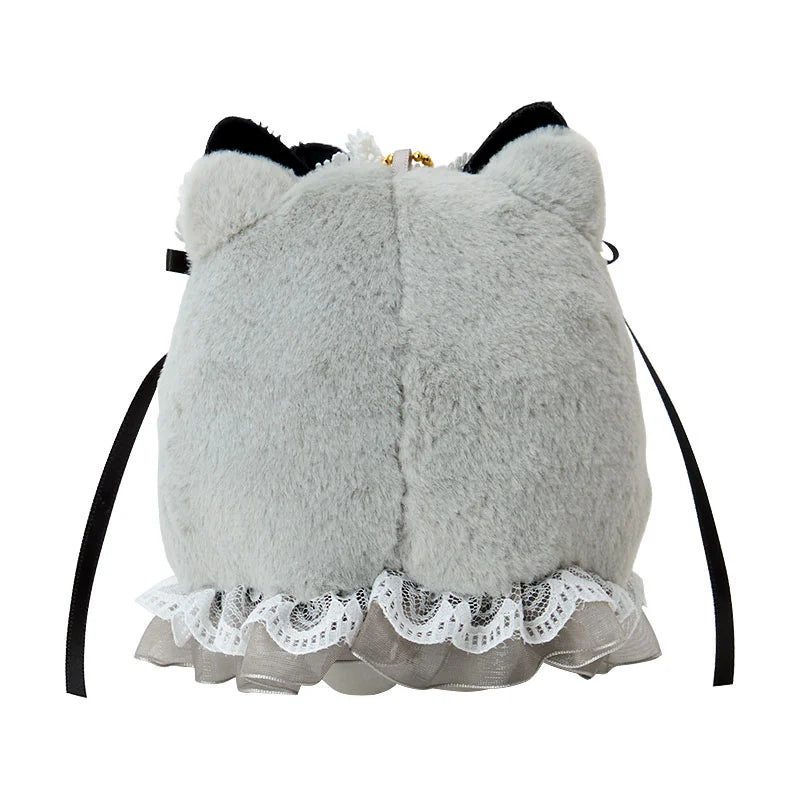 Sanrio Japan - Hello Kitty Plush Keychain - Lolita Ghost (Black)