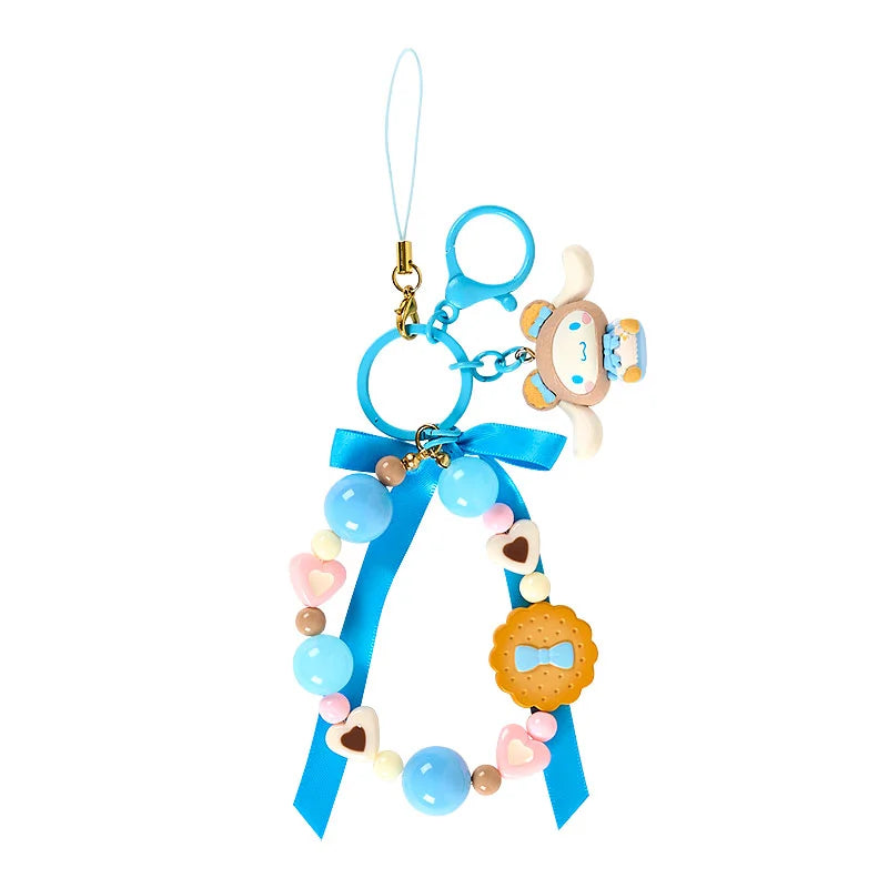 Sanrio Japan - Cookie Fluffy Bear - Cinnamoroll - Strap / Keychain
