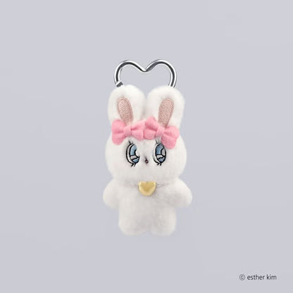 Esther Bunny Japan - Cream Bunny Mini Me - Plush Keychain