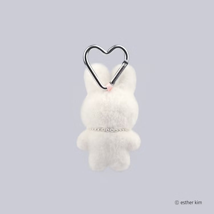 Esther Bunny Japan - Cream Bunny Mini Me - Plush Keychain