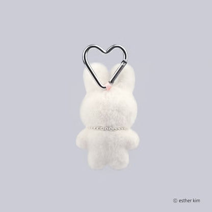 Esther Bunny Japan - Cream Bunny Mini Me - Plush Keychain