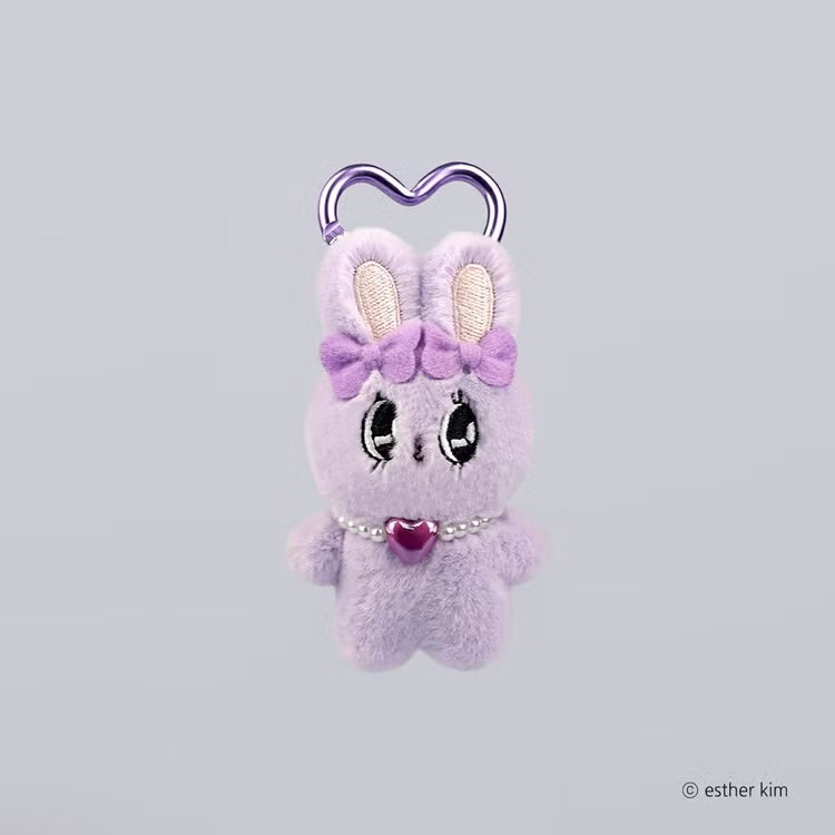 Esther Bunny Japan - Lavender Bunny Mini Me - Plush Keychain
