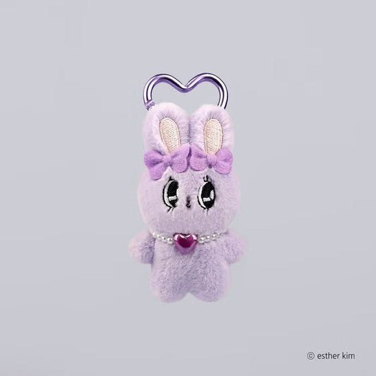 Esther Bunny Japan - Lavender Bunny Mini Me - Plush Keychain