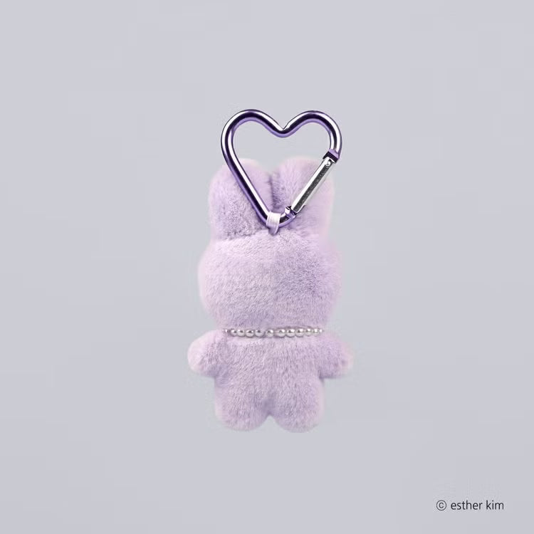 Esther Bunny Japan - Lavender Bunny Mini Me - Plush Keychain