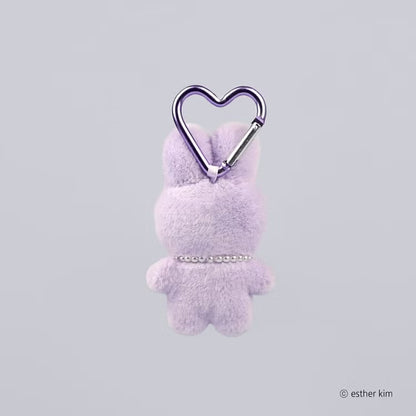 Esther Bunny Japan - Lavender Bunny Mini Me - Plush Keychain