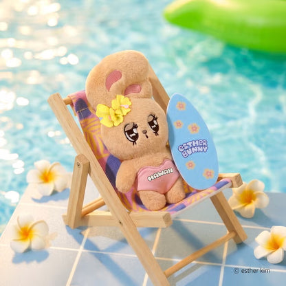 AUG 3 PREORDER - Esther Bunny Japan - Limited Sun-Tanned Bunny - Plush Keychain