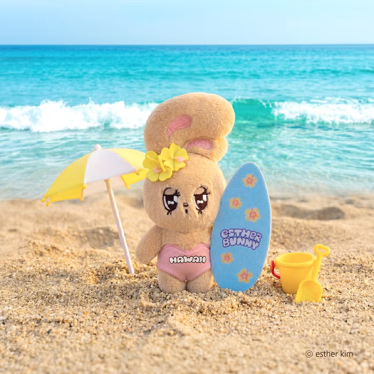 AUG 3 PREORDER - Esther Bunny Japan - Limited Sun-Tanned Bunny - Plush Keychain