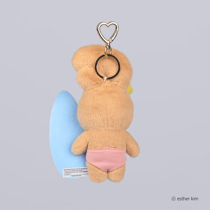 AUG 3 PREORDER - Esther Bunny Japan - Limited Sun-Tanned Bunny - Plush Keychain