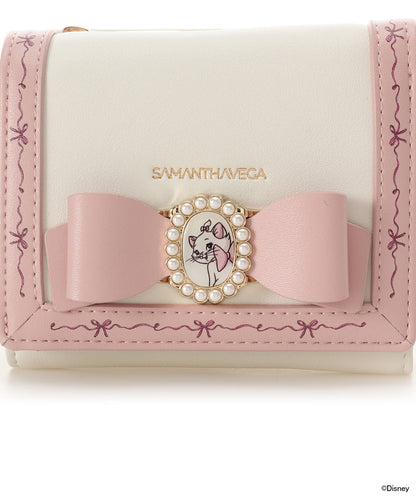 LATE FEB PREORDER - Disney Japan x Samantha Vega - The Aristocats - Marie Collection - Folding Wallet (white)