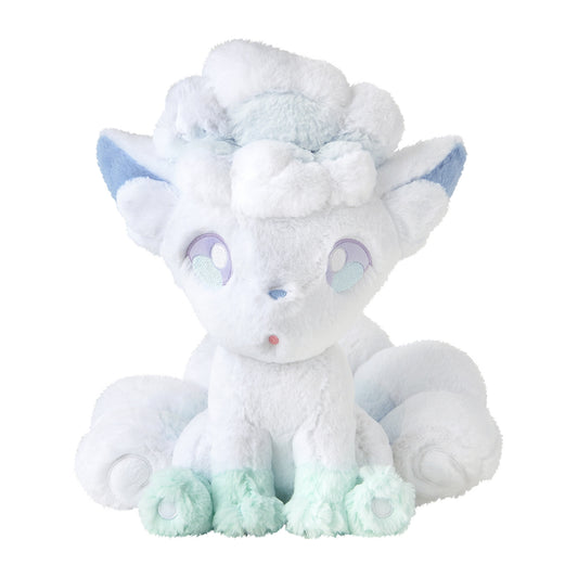 Japan Pokemon Center Original - Alolan Vulpix - Fluffy Huggable Plush