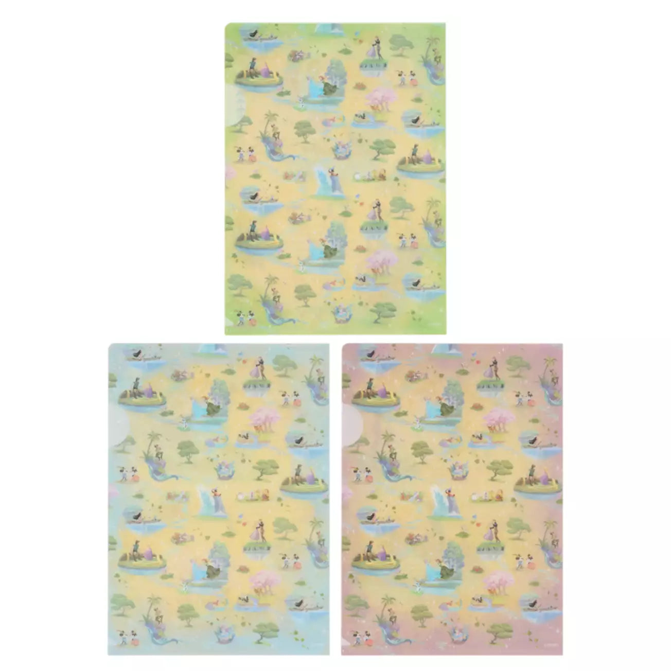DISNEYSEA LIMITED - Fantasy Springs - 4 Set Clear File
