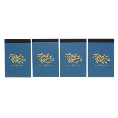 DISNEYSEA LIMITED - Fantasy Springs - 4 Set Notepad