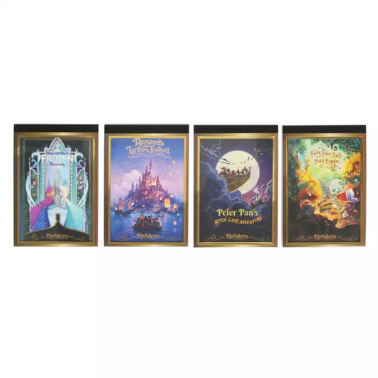 DISNEYSEA LIMITED - Fantasy Springs - 4 Set Notepad