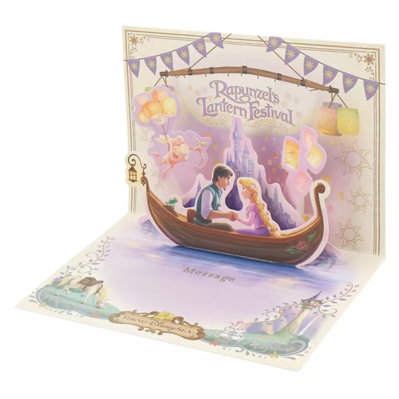 DISNEYSEA LIMITED - Fantasy Springs - Rapunzel - Postcard and Greeting card Set