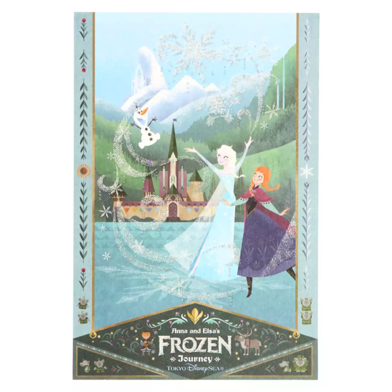 DISNEYSEA LIMITED - Fantasy Springs - Frozen - Postcard