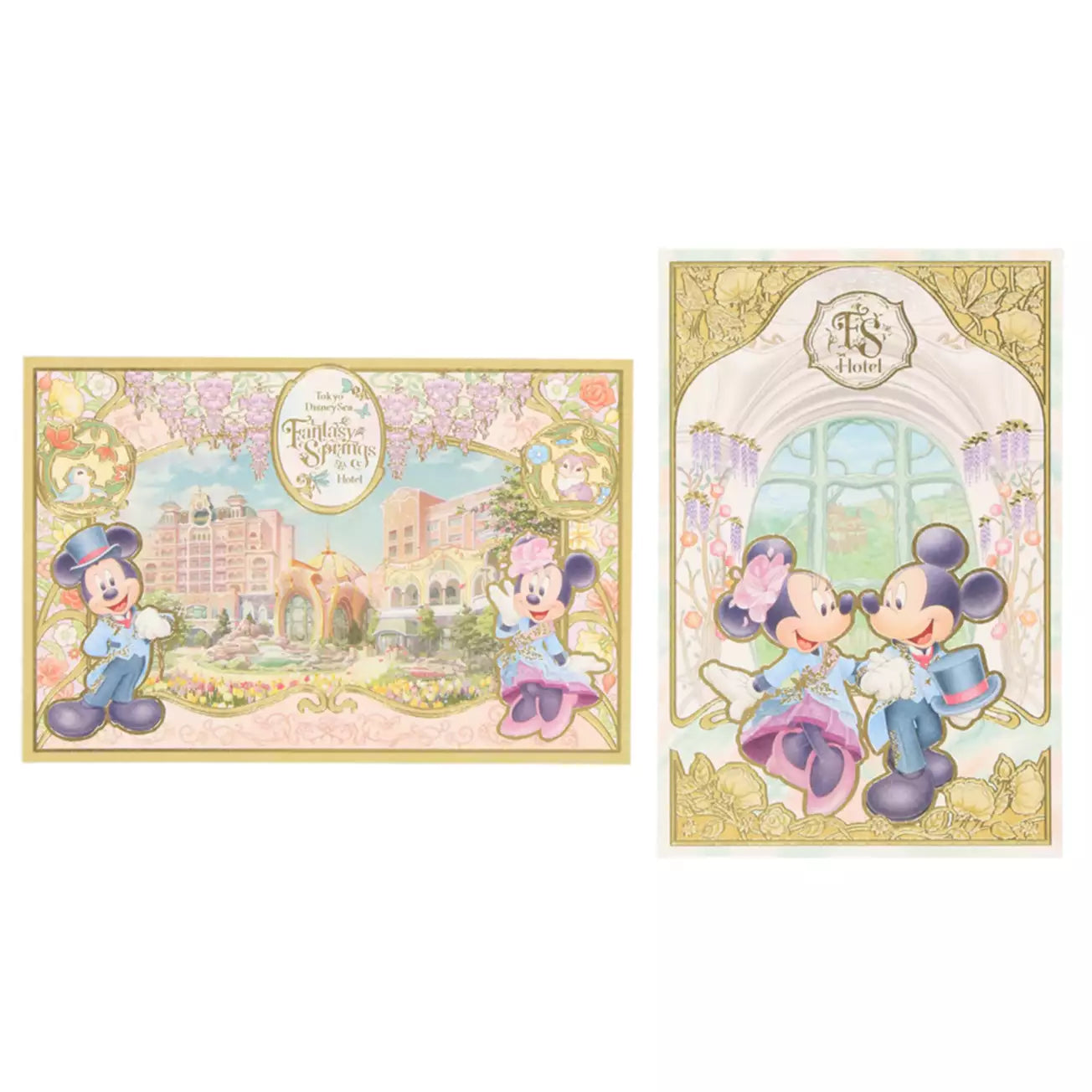 DISNEYSEA LIMITED - Fantasy Springs Hotel - 2 Set Postcard