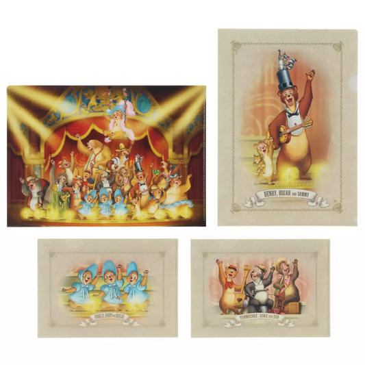 SEPT 24 PREORDER - Tokyo Disney Resort - Country Bear Theater - Clear Folder Set