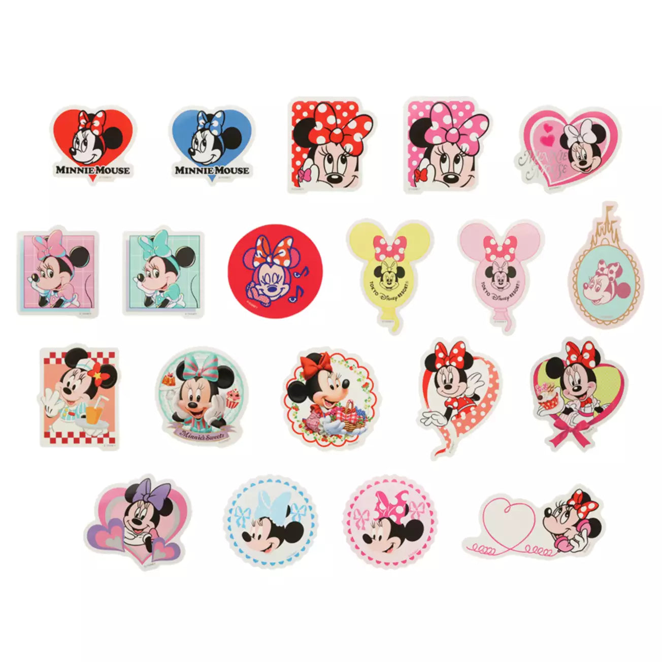 MAY 28 PREORDER - Tokyo Disney Resort - Minnie Mouse - Sticker Set