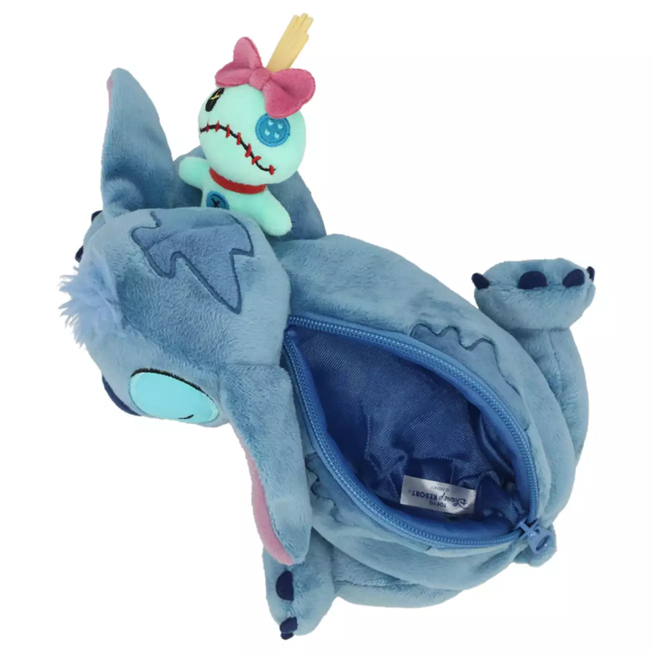 Tokyo Disney Resort - Stitch - Plush Pencil Case