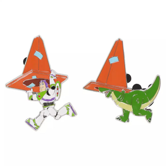 Tokyo Disney Resort - Toy Story - Buzz and Rex - Cone Pin Set