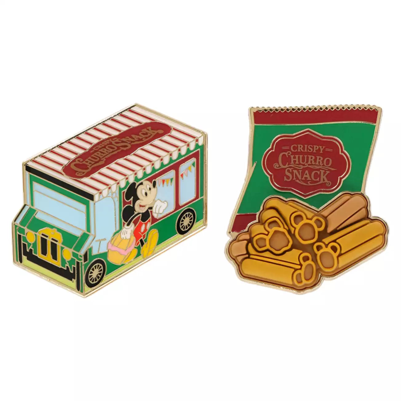 Tokyo Disney Resort - Mickey Churros - 2 Set Pin