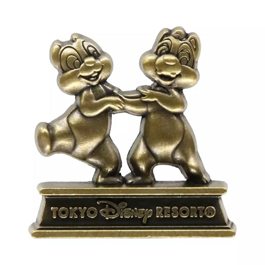 Tokyo Disney Resort - Chip & Dale - Statue Pin