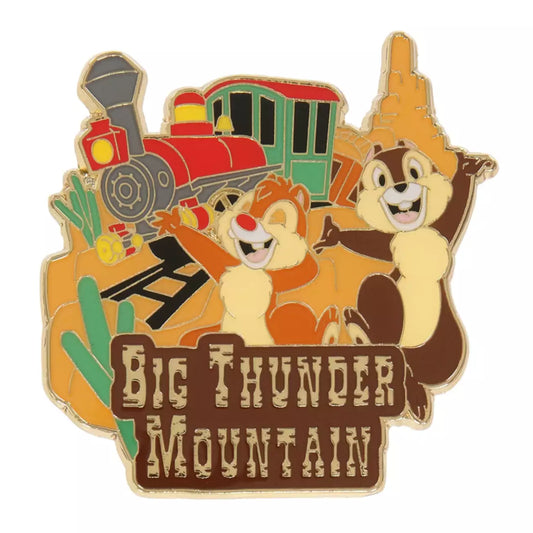 Tokyo Disney Resort - Chip & Dale - Big Thunder Mountain Pin
