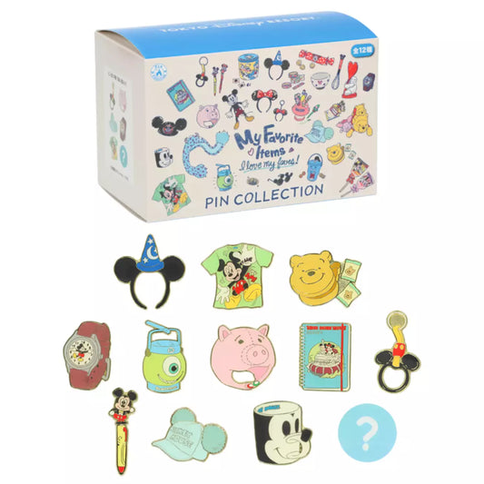 Tokyo Disney Resort - My Favourite Items - 12 Pin Collection