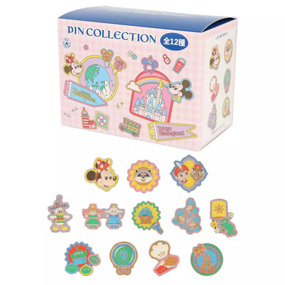 JULY 16 PREORDER - Tokyo Disney Resort - Park Icons - Pin Blind Bag - Full Set (New edition)