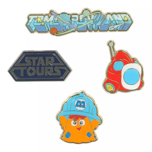 JULY 16 PREORDER - Tokyo Disney Resort - Tomorrowland - Pin Badge Set
