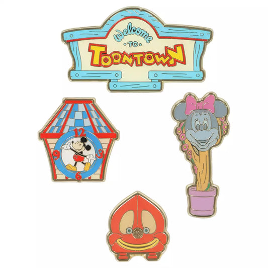 JULY 16 PREORDER - Tokyo Disney Resort - Toontown - Pin Badge Set