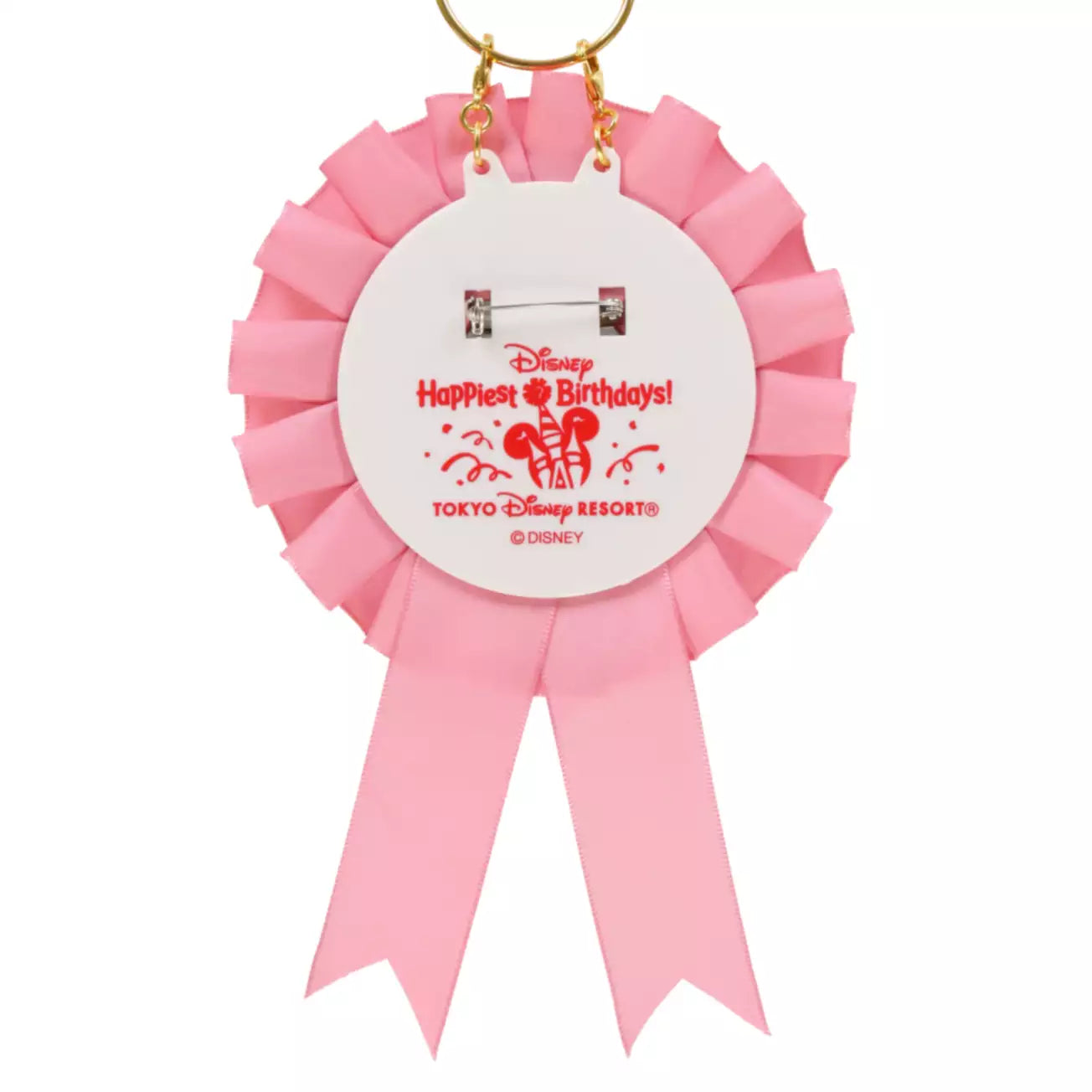 Tokyo Disney Resort - Minnie Mouse - Happy Birthday - Rosette Badge