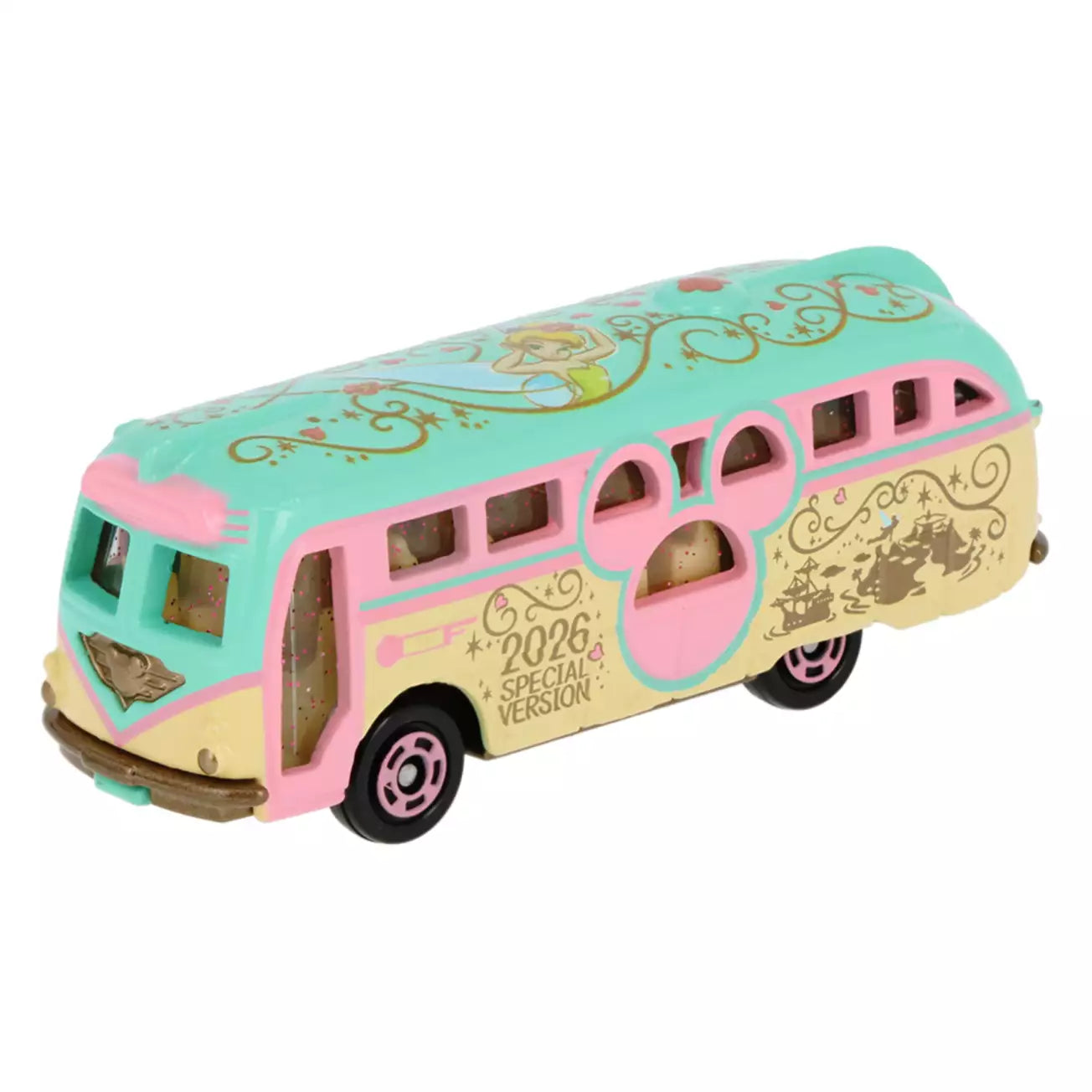 Tokyo Disney Resort - Tinkerbell - 2026 Special Version  Tomica - Resort Liner Bus