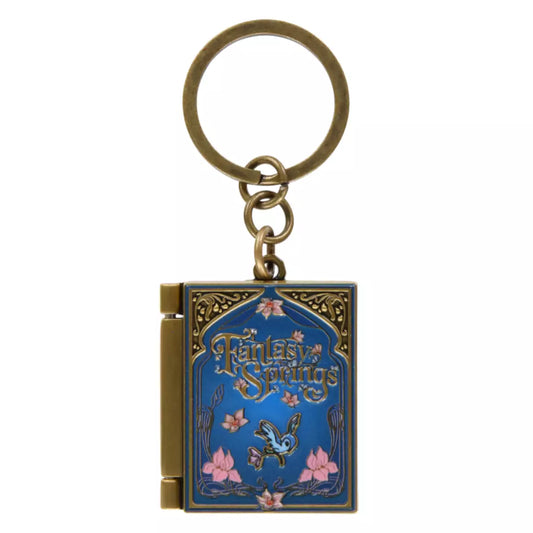 DISNEYSEA LIMITED - Fantasy Springs - Book Keychain with Magnifying Glass