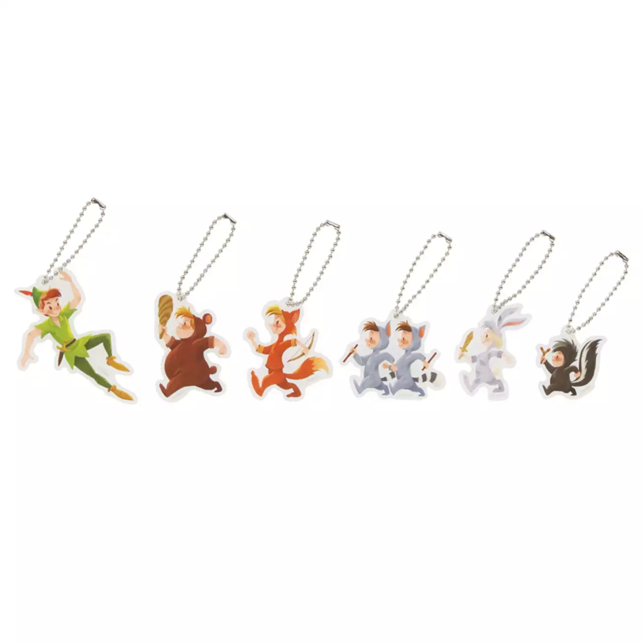 DISNEYSEA LIMITED - Fantasy Springs - Peter Pan - 6 Set Keychain