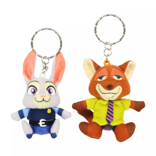 Tokyo Disney Resort - Zootopia - Judy Hopps & Nick Wilde - Plush Keychain Set