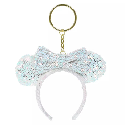 Tokyo Disney Resort - Minnie Ears - Iridescent Sequins - Ears Keychain