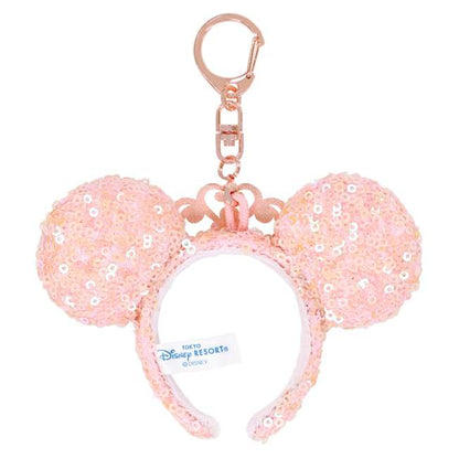 Tokyo Disney Resort - Minnie Ears - Pink Princess Tiara - Ears Keychain