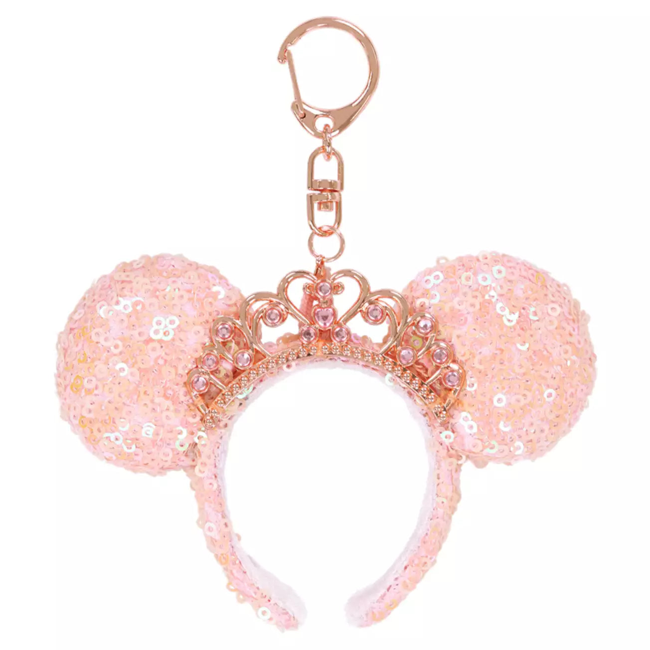 Tokyo Disney Resort - Minnie Ears - Pink Princess Tiara - Ears Keychain