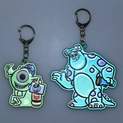 Tokyo Disney Resort - Monsters Inc - Mike & Sully - Glow in the Dark Keychain Set