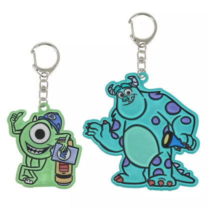 Tokyo Disney Resort - Monsters Inc - Mike & Sully - Glow in the Dark Keychain Set