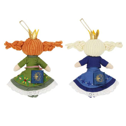 Disneysea Limited - Fantasy Springs - Frozen - Anna & Elsa Plush Keychain Set