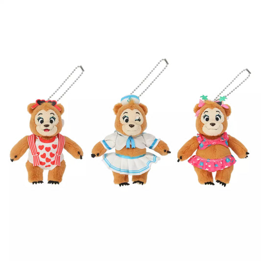 Tokyo Disney Resort -  Country Bear Jamboree - 3 Set Plush Keychain / Pin