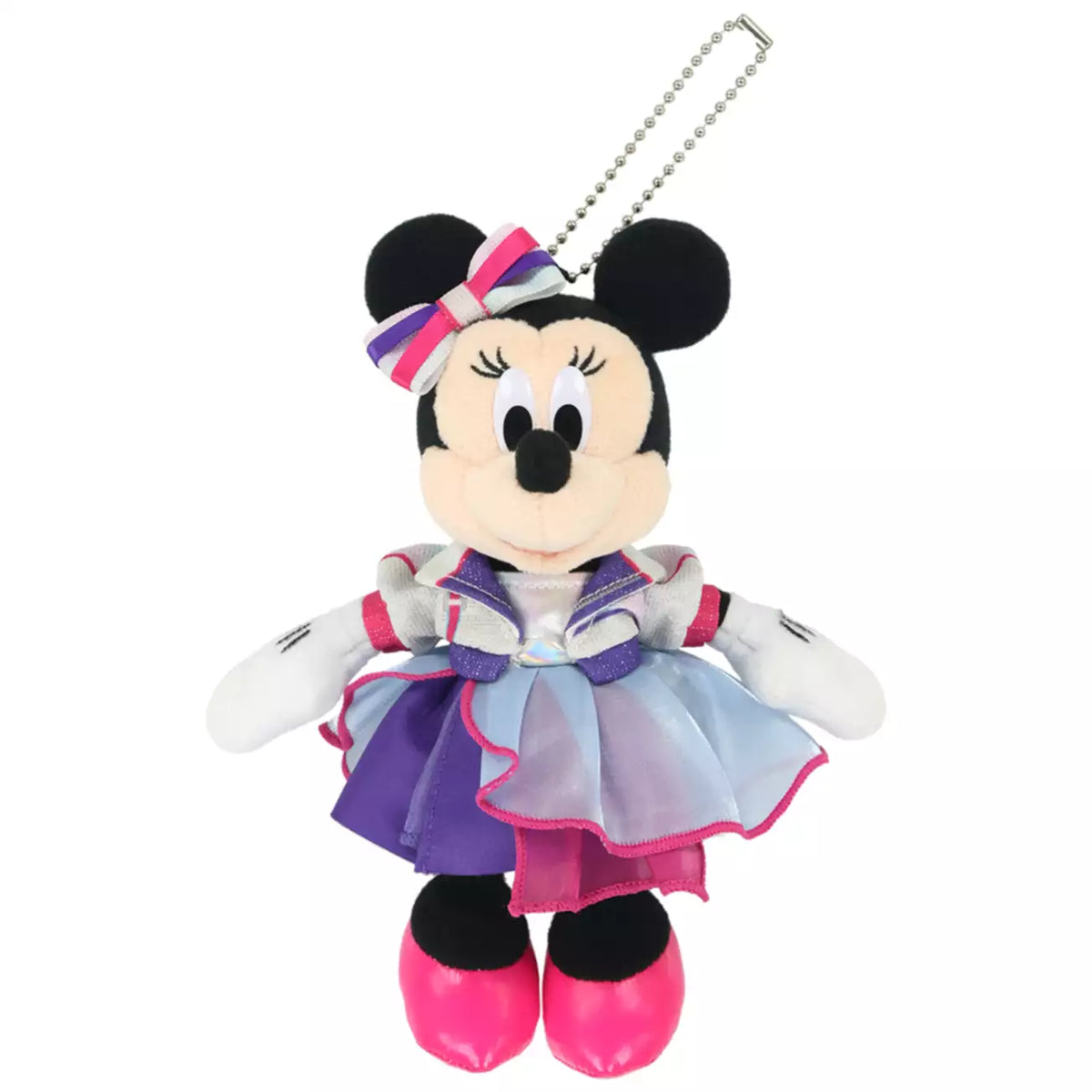 Tokyo Disney Resort - The D-Groovationz 4 Live: Happy! Funky! Groovy! Tour - Minnie Mouse Plush Keychain