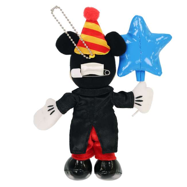 OCT 29 RELEASE - Tokyo Disney Resort - Mickey Mouse - Birthday Plush Keychain