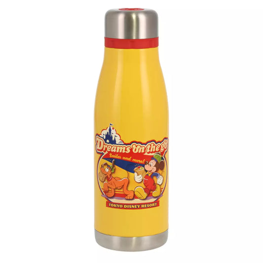 Tokyo Disney Resort - Dreams On the Go - Mickey Mouse & Pluto - 0.4L Stainless Steel Bottle