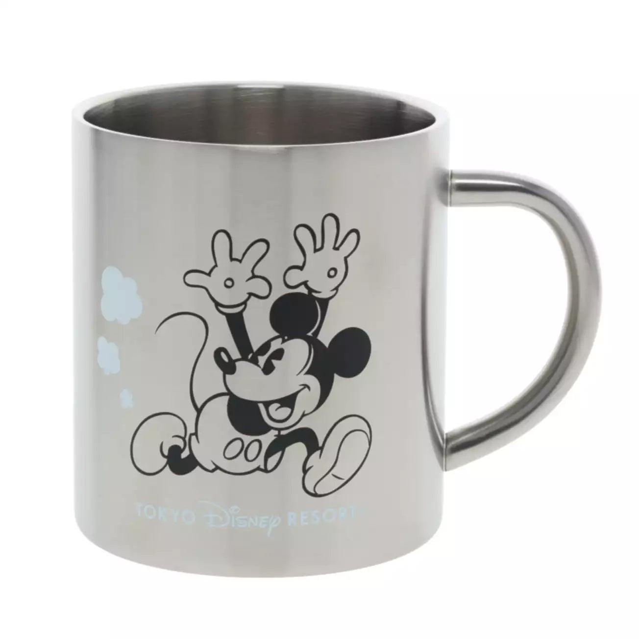 Tokyo Disney Resort - Mickey Mouse - Stainless Steel Mug (Silver)